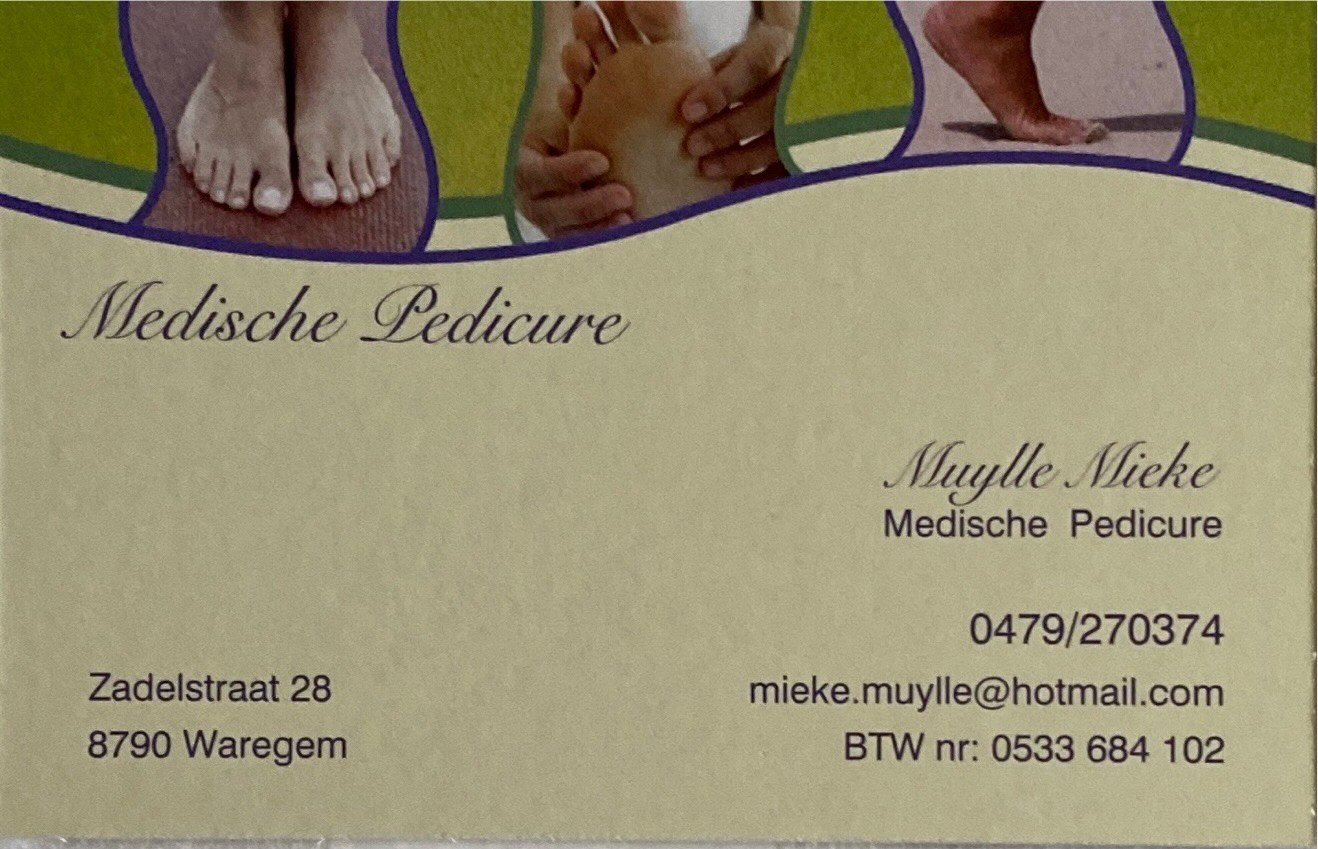 Medische pedicure Mieke Muylle